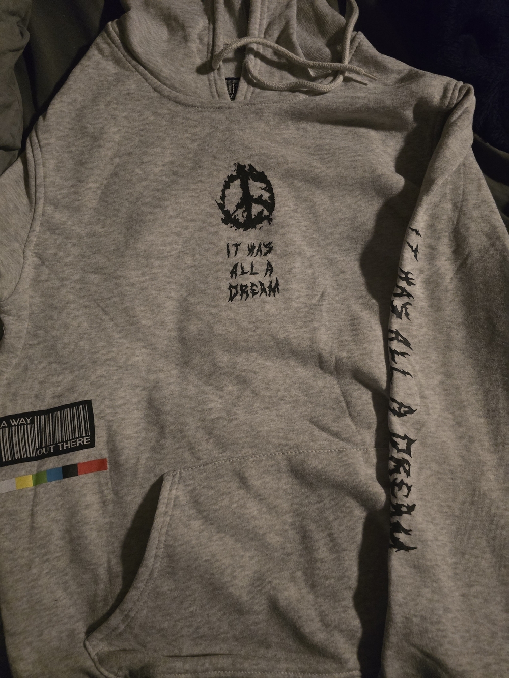 Brooklyn Cloth Grey Graphic Hoodie